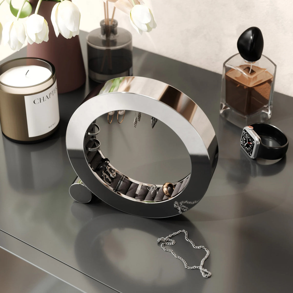 Ferris Metal Jewelry Organizer