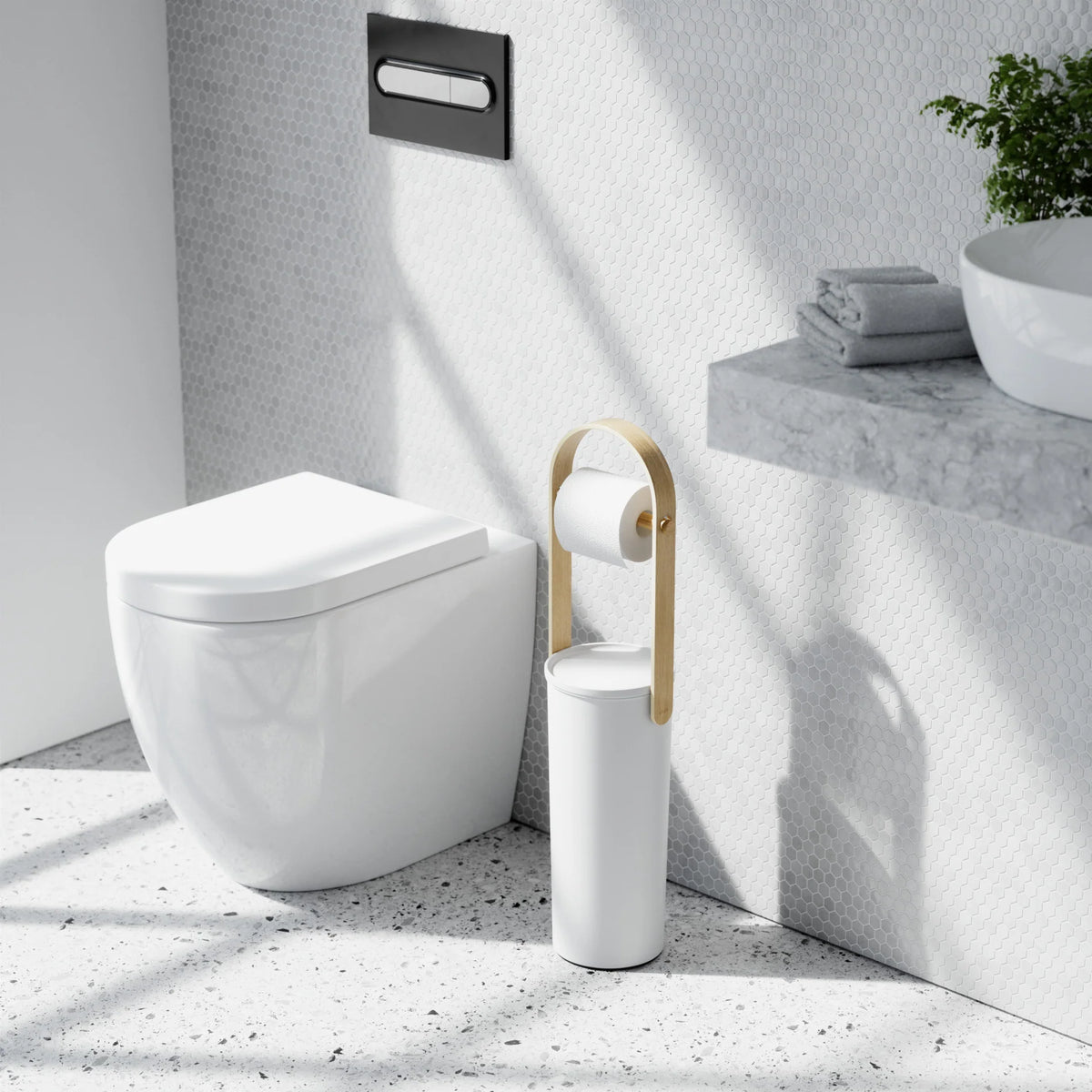 Bellwood Toilet Paper Holder & Reserve